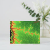 緑の断層線のポストカード ポストカード (スタンド正面)