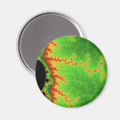 緑の断層線磁石 マグネット (正面/裏面)