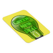 緑の新しいディール電球 マグネット (右側)