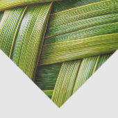 緑の新鮮な竹織物 薄葉紙 (詳細)