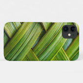 緑の新鮮な竹織物 Case-Mate iPhoneケース (裏面(横))