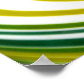 緑の旋回キャンバス印刷 ポスター (角)