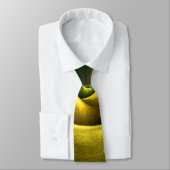 緑の旋回フローラモダン抽象芸術アートパターン#23 ネクタイ (タイ)