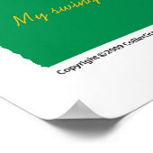 緑の日プリント/ポスター ポスター (角)