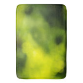 緑の明ぼやけるい背景 バスマット (正面縦)