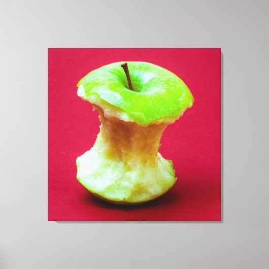 緑の星の日食 キャンバスプリント (正面)