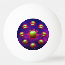 緑の星の日食 卓球ボール