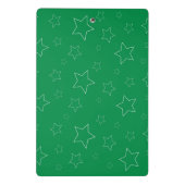 緑の星ミニクリップボード ミニクリップボード (裏面)
