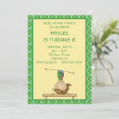 緑の星,体育の誕生日パーティー 招待状 (スタンド正面)