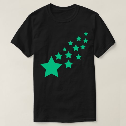 緑の星 Tシャツ (デザイン正面)