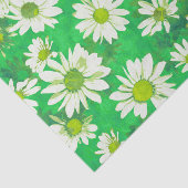 緑の春のデイジー 薄葉紙 (詳細)