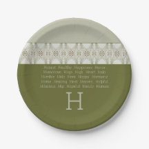 緑の暗い色と明るい色パターン（の模様が）ある