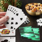 緑の曇り日の出遊のカード トランプ (インサイチュ)
