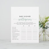 緑の書道赤ちゃんシャワーScategoriesゲーム (スタンド正面)