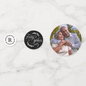 緑の書道40結婚周年 コンフェッティ (裏面)