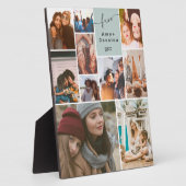 緑の最高の友友のbffスクリプト10フォトコラージグリッド フォトプラーク (側面)