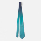 緑の月グラデーション光 ネクタイ (裏面)