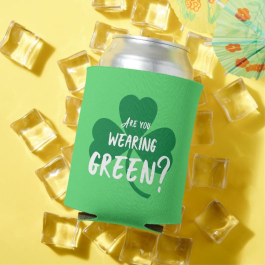 緑の服を着てるの?サンパディの日のシャムロック 缶クーラー (インサイチュ 夏)