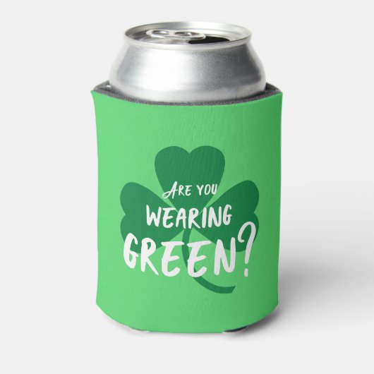 緑の服を着てるの？サンパディの日のシャムロック 缶クーラー