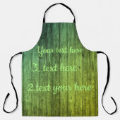 緑の木このテンプレート エプロン (正面)