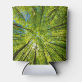 緑の木のを見上げ葉る 缶クーラー (正面)