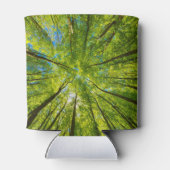 緑の木のを見上げ葉る 缶クーラー (裏面)