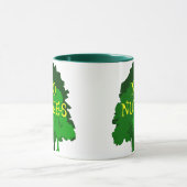 緑の木のコーヒー・マグとの原子力無し マグカップ (中央)