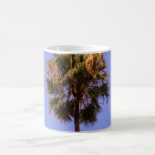 緑の木の浅いフォーカス写真 コーヒーマグカップ (中央)