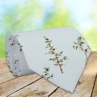 緑の木林のパターン ネクタイ