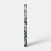 緑の木目パターン SAMSUNG GALAXYケース (左側面)