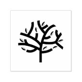 緑の木離れ セルフインキングスタンプ (デザイン)