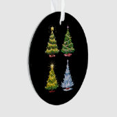 緑の木 クリスマス ホリデー 冬 オーナメント (正面)