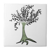 緑の木 タイル (正面)