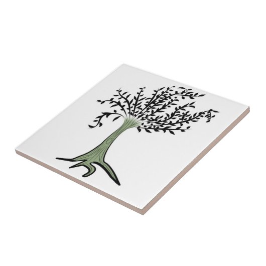 緑の木 タイル (側面)