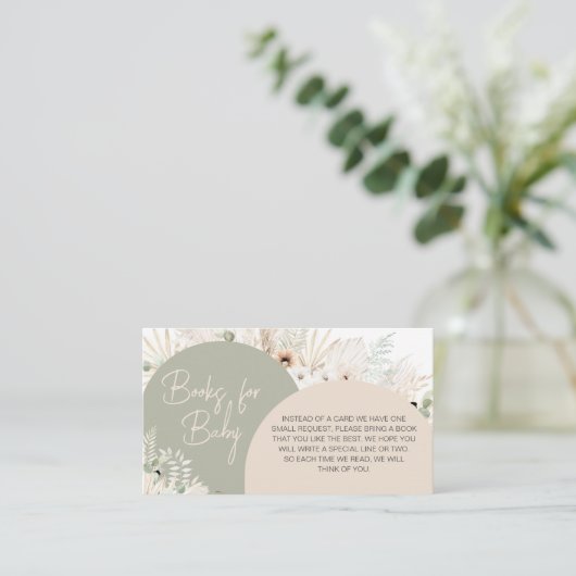 緑の本を待ってベビー エンクロージャーカード (スタンド正面)