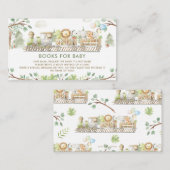 . .緑の本を育ててベビー エンクロージャーカード (正面/裏面)