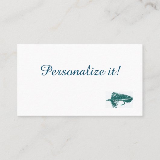  – 緑の松鹿のぼり釣り、結び絵 名刺 (裏面)