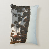 緑の松 アクセントクッション (裏面(縦))