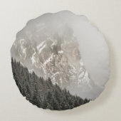 緑の松 ラウンドクッション (裏面)