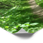 緑の林道 ポスター (角)