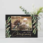 緑の果実のクリスマスフォト シーズンカード (スタンド正面)