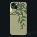 緑の枝でとまる緑の鳥 iPhone 13ケース<br><div class="desc">色の緑のようにか。 それからこれはあなたのための完全な芸術のプリントです! 深緑色の枝の黄色緑の鳥のこの美しい絵画はZazzleあらゆるプロダクトに完全に合います。 ノルマン人Wyattによるイメージは緑の3つの色合いで構成されます。 あなたのを今日得て下さい!</div>