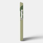 緑の枝でとまる緑の鳥 Case-Mate iPhoneケース (裏面 / 左)