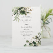 緑の枝とクリーム結婚ズ 招待状 (スタンド正面)