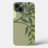 緑の枝にとまった緑の鳥 Case-Mate iPhoneケース (裏面)