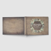 緑の枝の国素朴の結婚式 ゲストブック (全面)