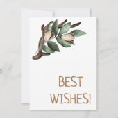 緑の枝はがき付きアントラー (裏面)