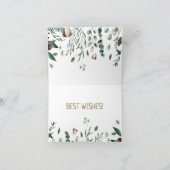 緑の枝はがき付きアントラー シーズンカード (内部)