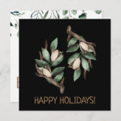 緑の枝はがき付きアントラー シーズンカード (正面/裏面)