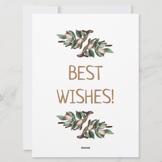 緑の枝はがき付きアントラー シーズンカード (裏面)